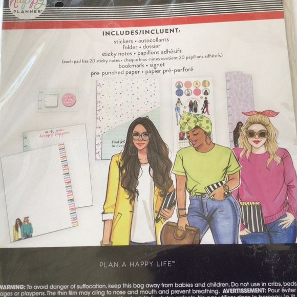 THE HAPPY PLANNER FASHION THEMED PLANNER ACCESSORY KIT NWT - Picture 7 of 10